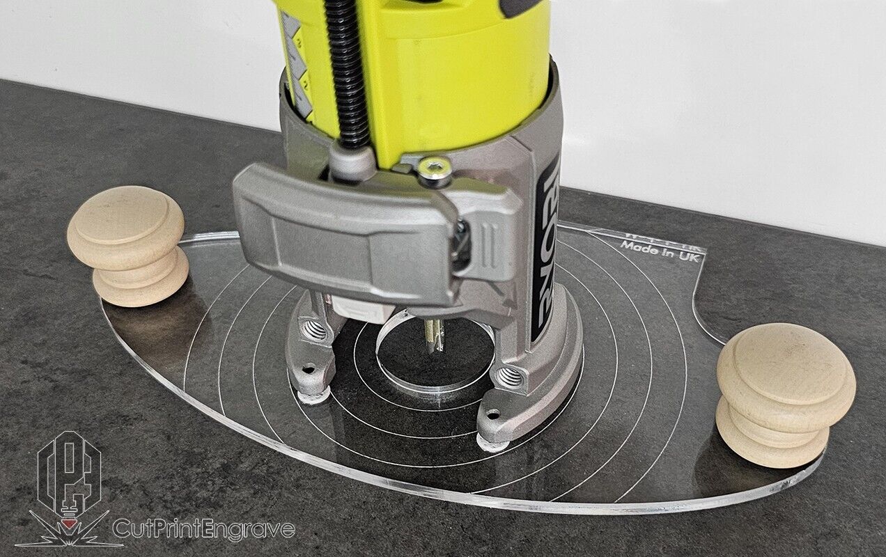 Handle Square Trimmer Router Base Plate For RYOBI ONE+18V P601 PCL4424