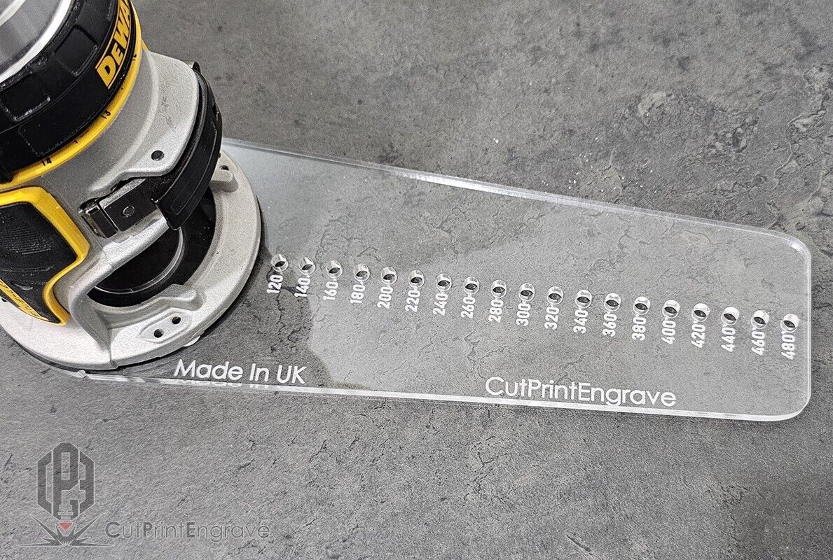 Large Circle Jig for DeWalt DCW600 DCW604 D26200 Cordless Plunge Router Base Pla