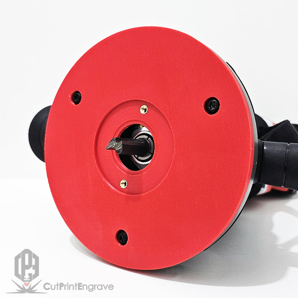 Milwaukee M18 FR12 FUEL Router Trend Guide Bush Adaptor Base Plate 152.5mm