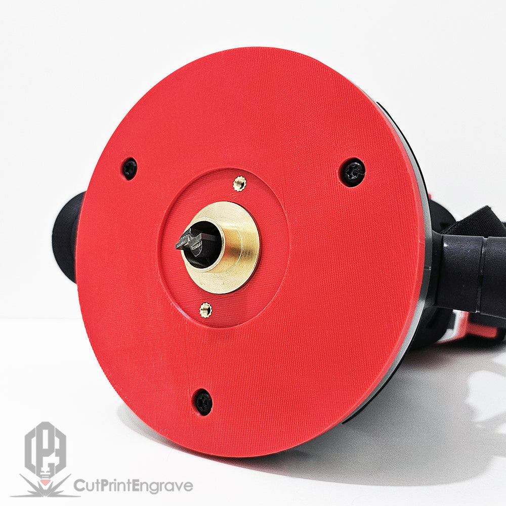 Milwaukee M18 FR12 FUEL Router Trend Guide Bush Adaptor Base Plate 152.5mm