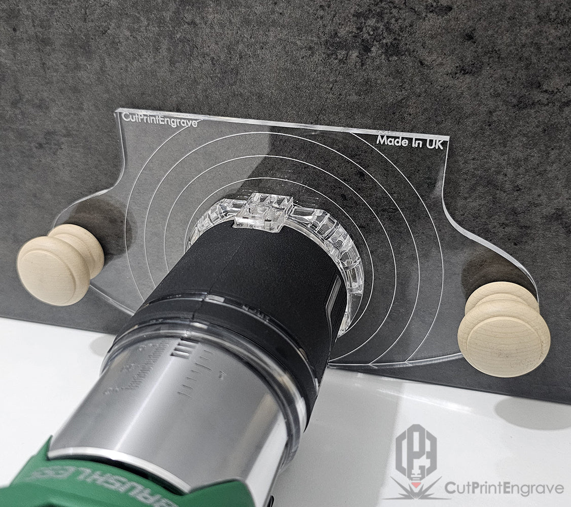 Handle Square Trimmer Router Base Plate For HIKOKI/Metabo Router Trimmer Base 18V