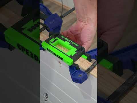 Tubular Latch Jig Router Template Fully Customisable Sizes For 35-44mm Door