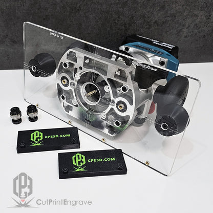 All-In-One Makita Base Plate DRT50 RT0700 Trend Brass Guide Bush Handles Centering Bearings Guide Rail Runners