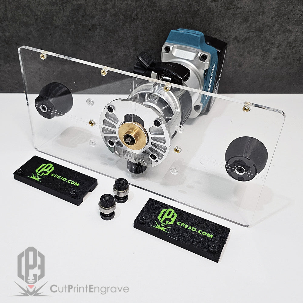 All-In-One Makita Base Plate DRT50 RT0700 Trend Brass Guide Bush Handles Centering Bearings Guide Rail Runners