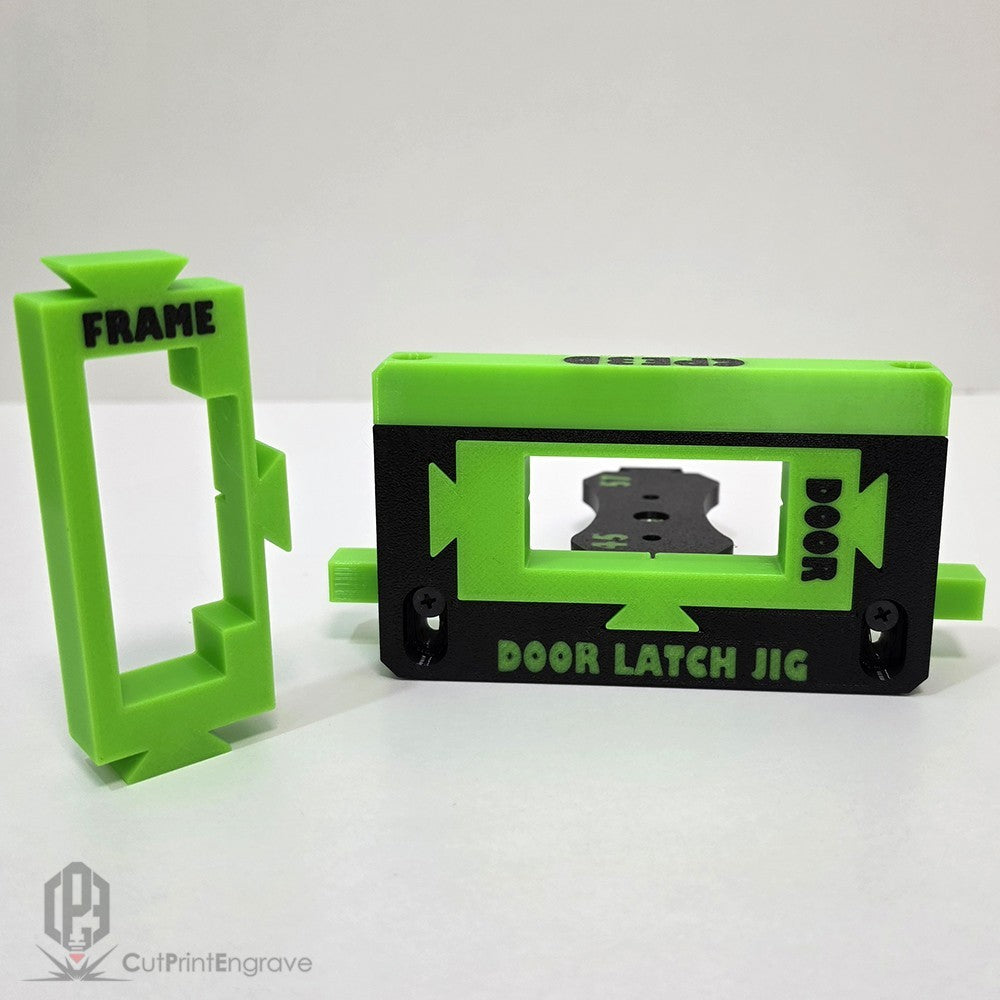 Tubular Latch Jig Router Template Fully Customisable Sizes For 35-44mm Door