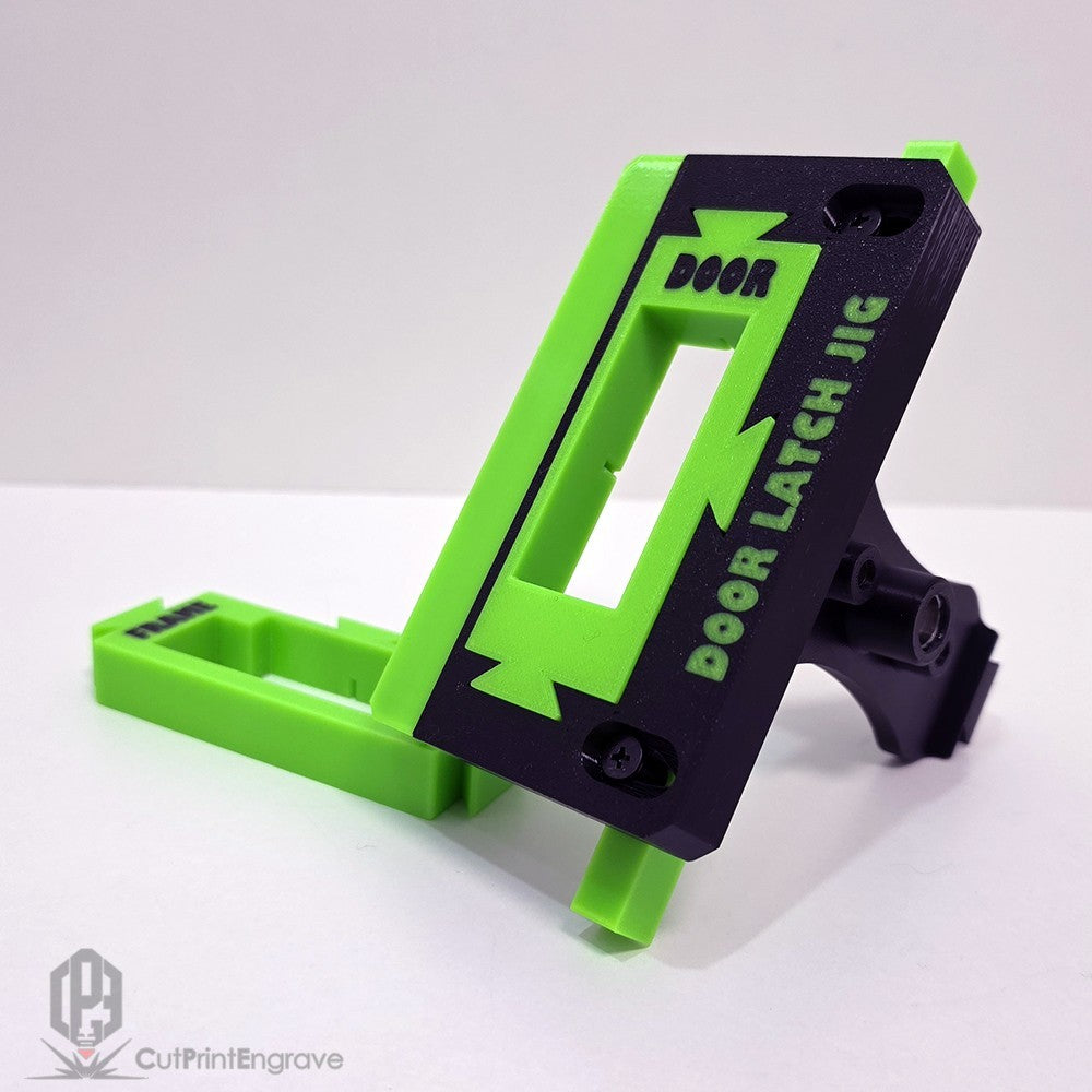 Tubular Latch Jig Router Template Fully Customisable Sizes For 35-44mm Door