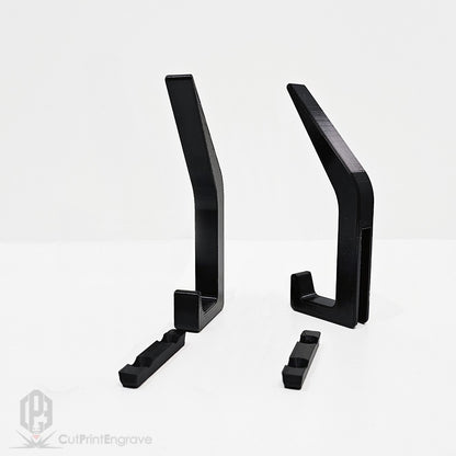 Set of 2 Durable Hooks for Acoustic Slat Panels | Coat and Hat Hanger 200x48mm