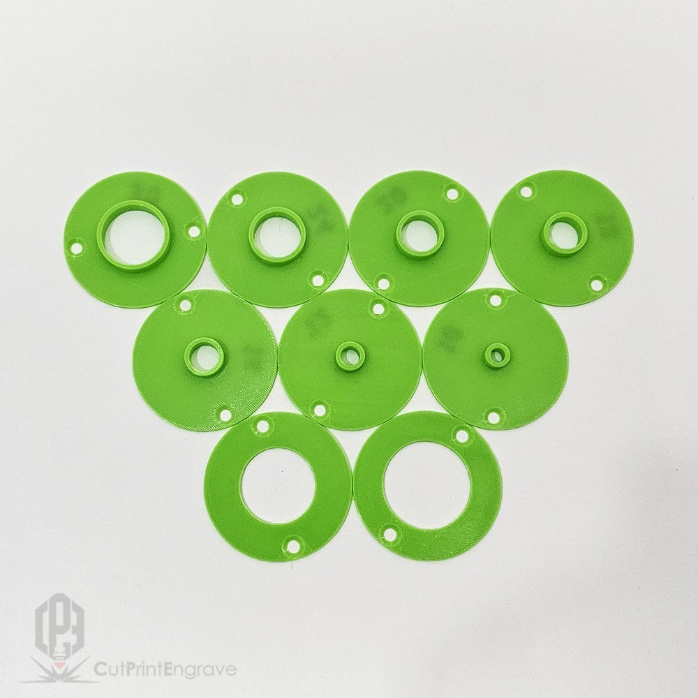 3D Printed 60mm Guide Bush Set Trend Compatible Various Routers and Base Plates