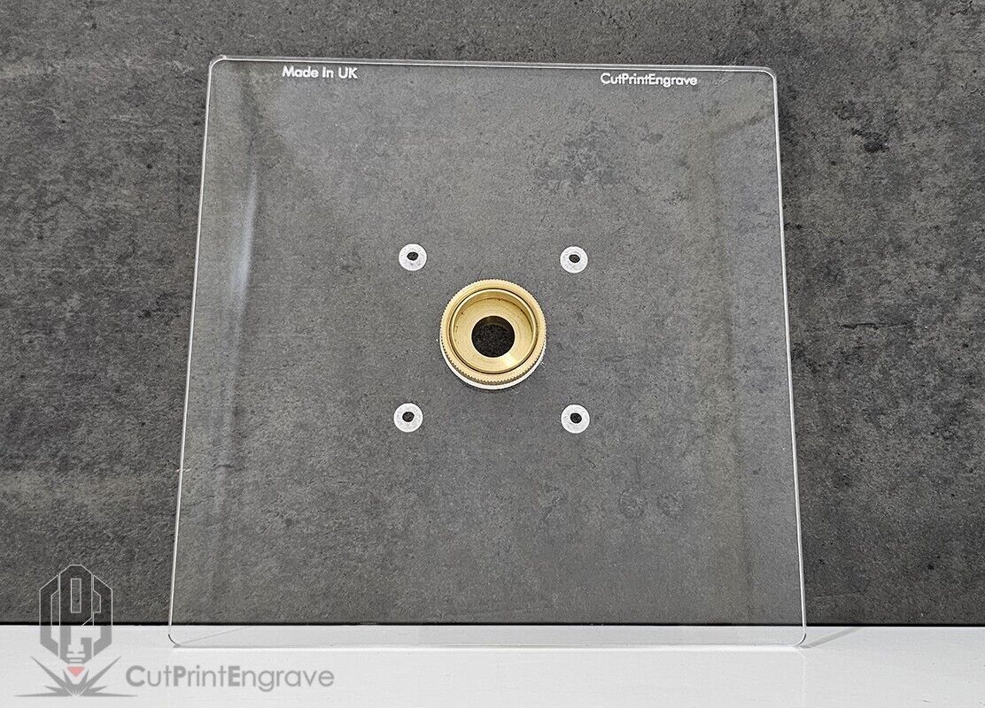 RYOBI ONE+ 18V P601 PCL4424B Trimmer Router Brass Guide Bush Adaptor Base Plate