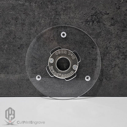 Milwaukee M18 FR12 FUEL Router Trend 60mm Guide Bush Adaptor Base Plate 152.5mm