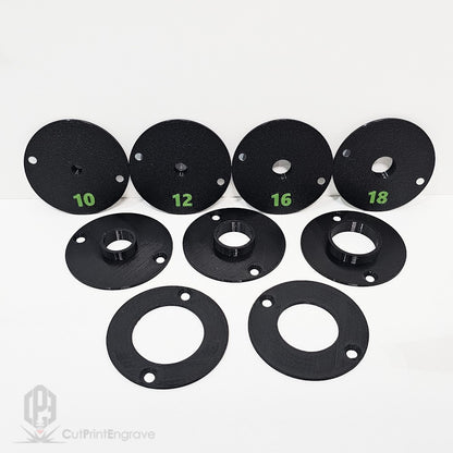 60mm Guide Bush Set Trend Compatible Various Routers and Base Plates -3D Printed