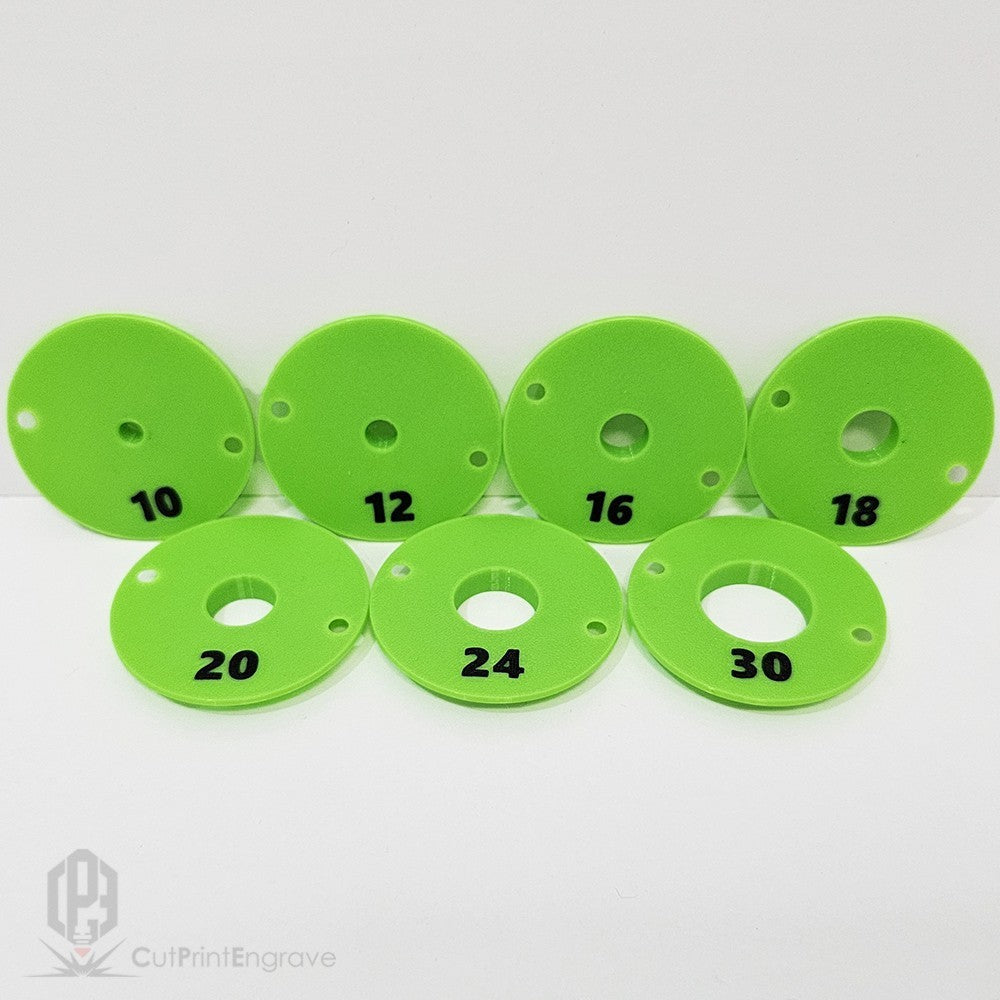 3D Printed 60mm Guide Bush Set Trend Compatible Various Routers and Base Plates