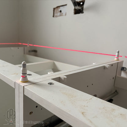 Furniture and Cupboard  Leveling System Pins 12 20 35 38 41mm-46mm height- 12PCS