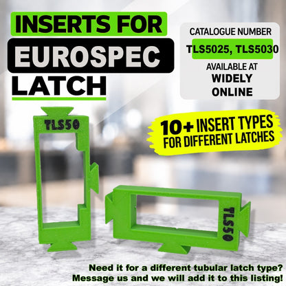 Tubular Latch Jig Router Template Fully Customisable Sizes For 35-44mm Door