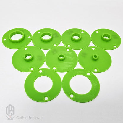 3D Printed 60mm Guide Bush Set Trend Compatible Various Routers and Base Plates