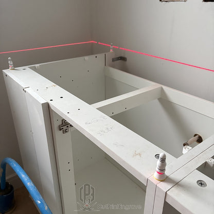 Furniture and Cupboard  Leveling System Pins 12 20 35 38 41mm-46mm height-YELLOW