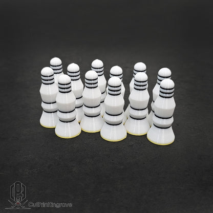 Furniture and Cupboard  Leveling System Pins 12 20 35 38 41mm-46mm height- 12PCS