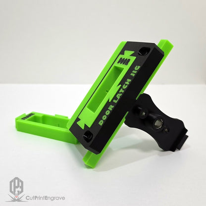 Tubular Latch Jig Router Template Fully Customisable Sizes For 35-44mm Door
