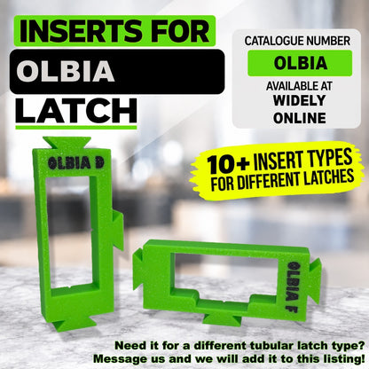 Tubular Latch Jig Router Template Fully Customisable Sizes For 35-44mm Door