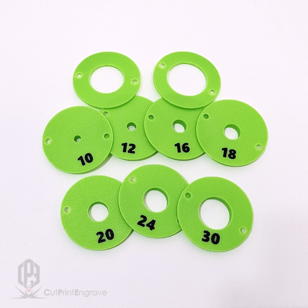 60mm Guide Bush Set Trend Compatible Various Routers and Base Plates -3D Printed