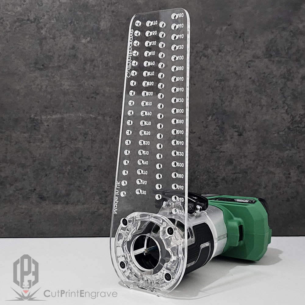 Large Circle Jig 4 HIKOKI/Metabo Trimmer 18V Cordless Router Base Plate