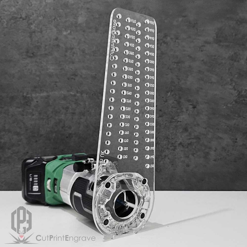 Large Circle Jig 4 HIKOKI/Metabo Trimmer 18V Cordless Router Base Plate