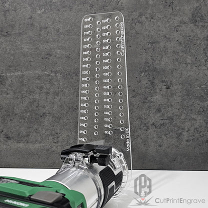 Large Circle Jig 4 HIKOKI/Metabo Trimmer 18V Cordless Router Base Plate