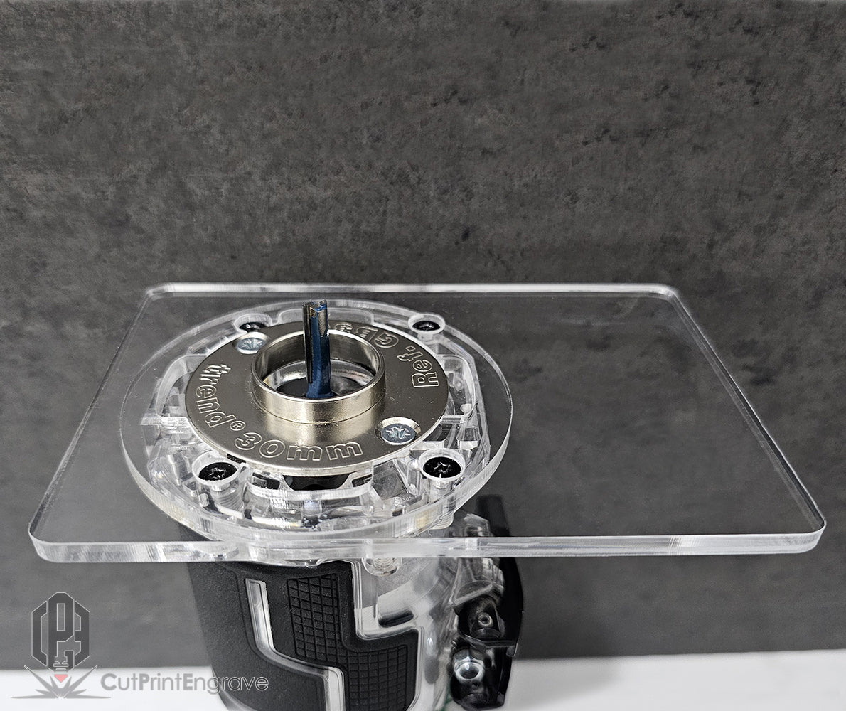 HIKOKI Matabo Router Trimmer 18V Trend Guide Bush Adaptor Base Plate 148x98mm