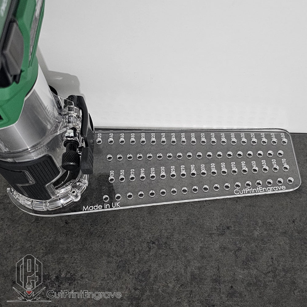Large Circle Jig 4 HIKOKI/Metabo Trimmer 18V Cordless Router Base Plate