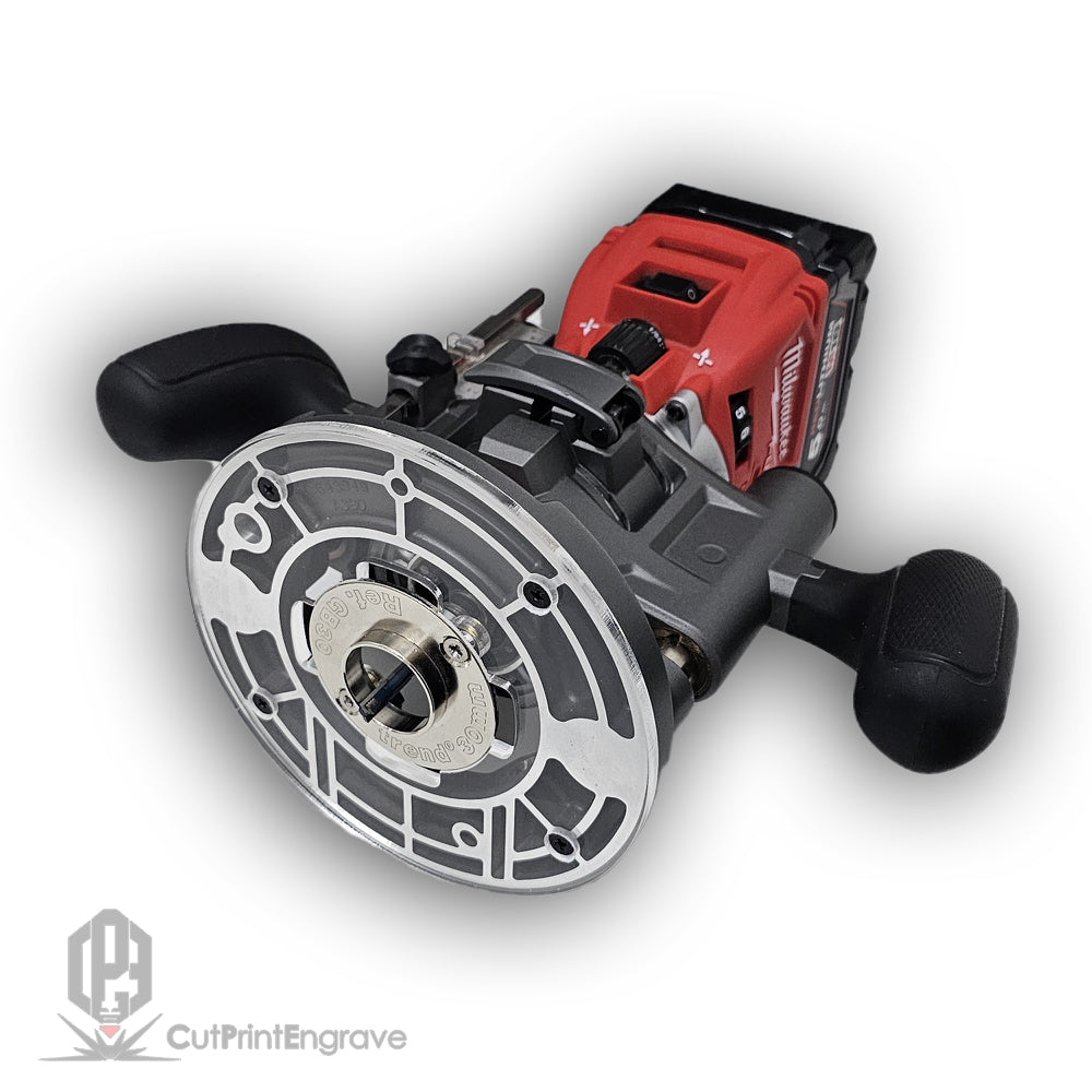 Milwaukee M18 FTR FUEL Router Trend Dewalt Guide Bush Adaptor Base Plate