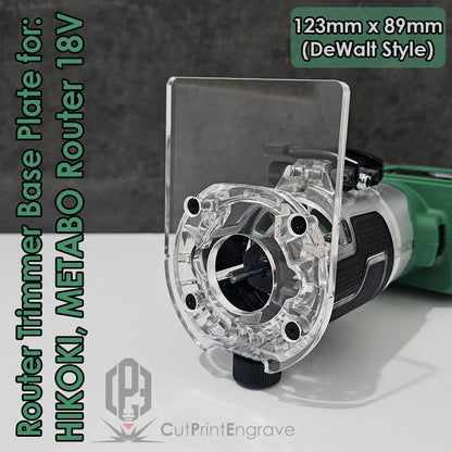 Router Trimmer Extended Replacement Base Plate For HIKOKI Matabo Router 18V