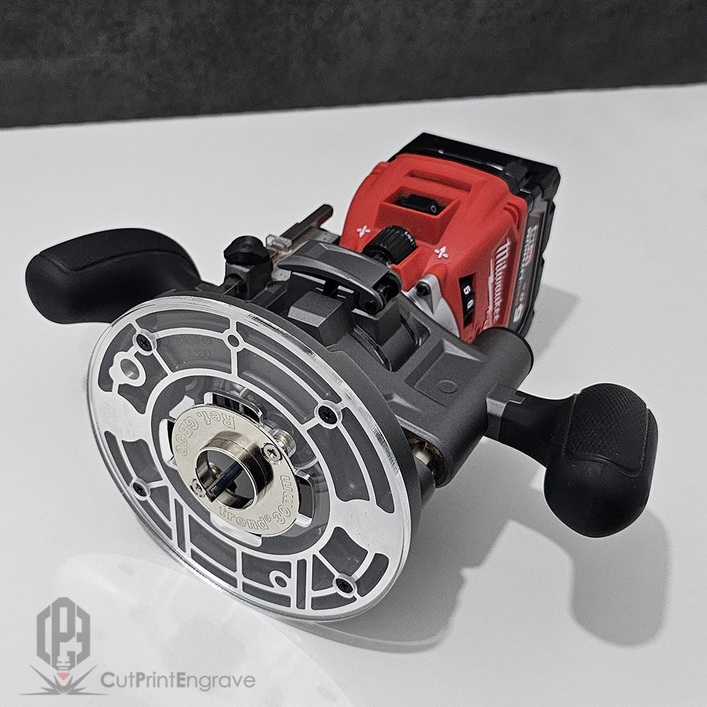 Milwaukee M18 FTR FUEL Router Trend Dewalt Guide Bush Adaptor Base Plate