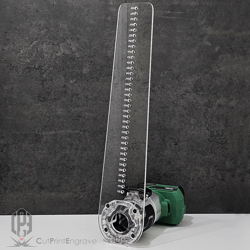XLarge Circle Jig 4 HIKOKI/Metabo Trimmer 18V Cordless Router Base Plate
