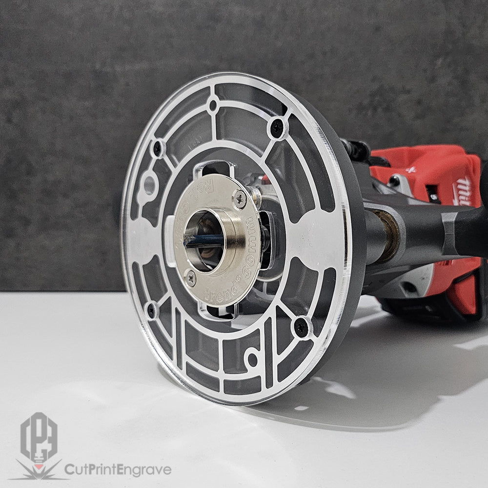 Milwaukee M18 FTR FUEL Router Trend Dewalt Guide Bush Adaptor Base Plate