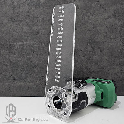 Large Circle Jig 4 HIKOKI/Metabo Trimmer 18V Cordless Router Base Plate