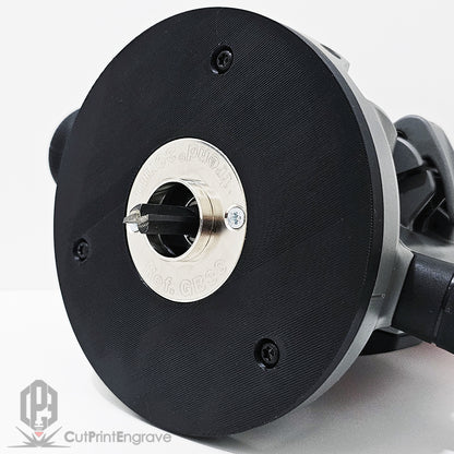 Milwaukee M18 FR12 FUEL Router Trend Guide Bush Adaptor Base Plate 152.5mm