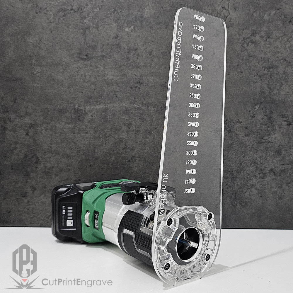 Large Circle Jig 4 HIKOKI/Metabo Trimmer 18V Cordless Router Base Plate