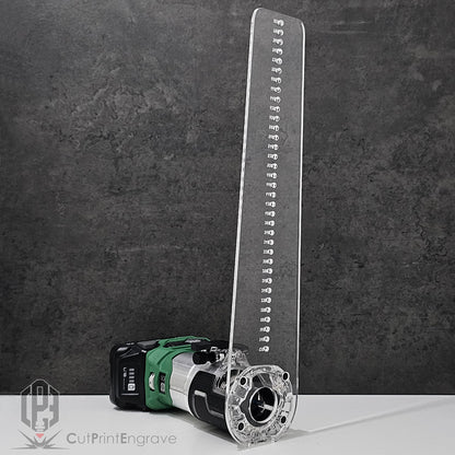 XLarge Circle Jig 4 HIKOKI/Metabo Trimmer 18V Cordless Router Base Plate