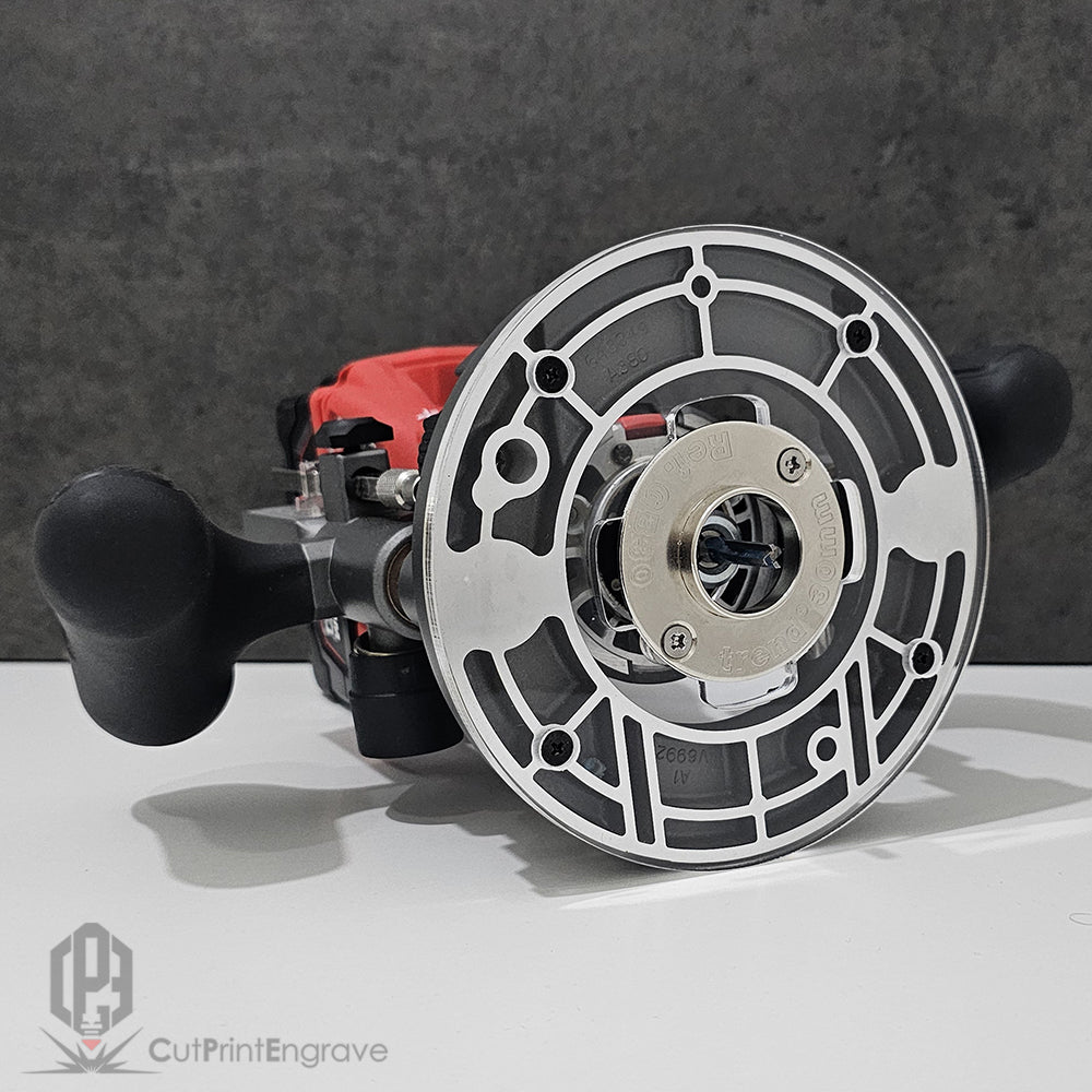 Milwaukee M18 FTR FUEL Router Trend Dewalt Guide Bush Adaptor Base Plate