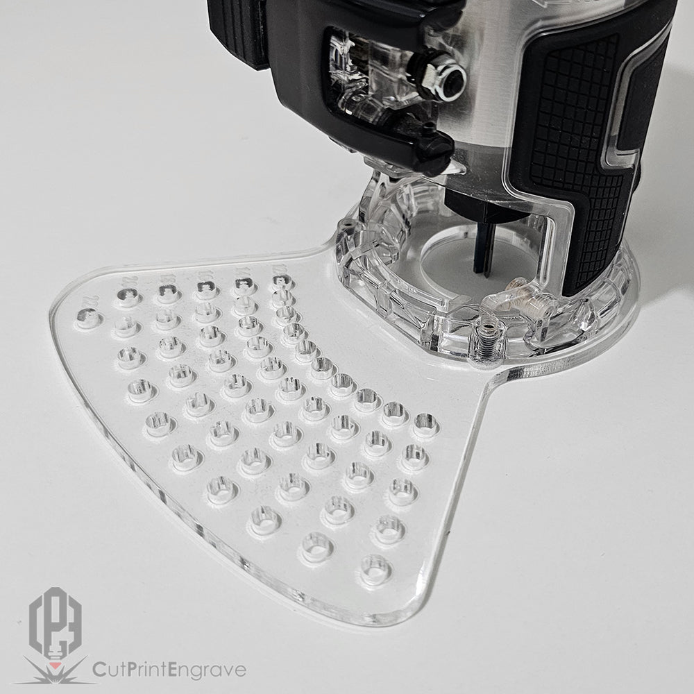 Small Circle Jig 4 HIKOKI/Metabo Trimmer 18V Cordless Router Base Plate