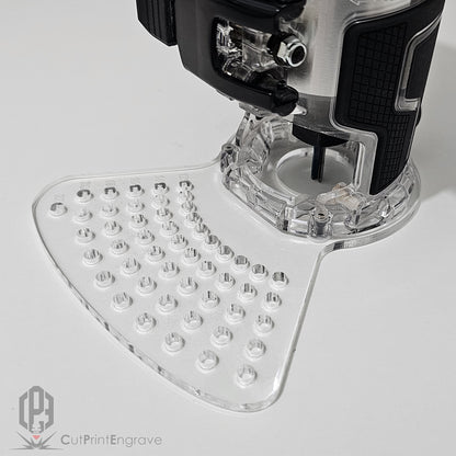 Small Circle Jig 4 HIKOKI/Metabo Trimmer 18V Cordless Router Base Plate