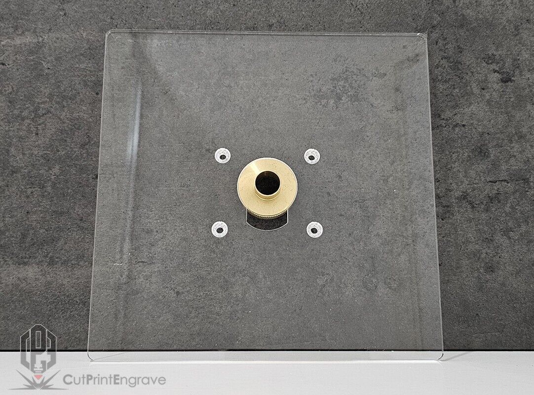Makita DRT50 RT0700X..Router Trend Brass Guide Bush Adaptor Base Plate-195x195mm