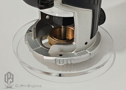 Makita DRT50 RT0700X... Router Trend Brass Guide Bush Adaptor Base Plate - 115mm
