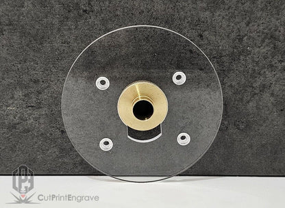 Makita DRT50 RT0700X... Router Trend Brass Guide Bush Adaptor Base Plate - 115mm