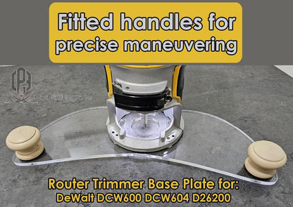 Handle DeWalt Trimmer Router Base Plate For DCW600 DCW604 D26200 Guide Plunge