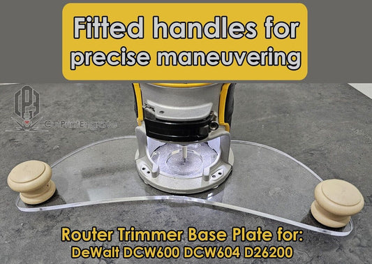 Handle DeWalt Trimmer Router Base Plate For DCW600 DCW604 D26200 Guide Plunge