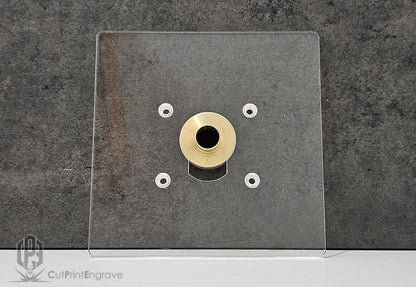 Makita DRT50 RT0700X KATSU Router Trend Brass Guide Bush Adaptor Base Plate