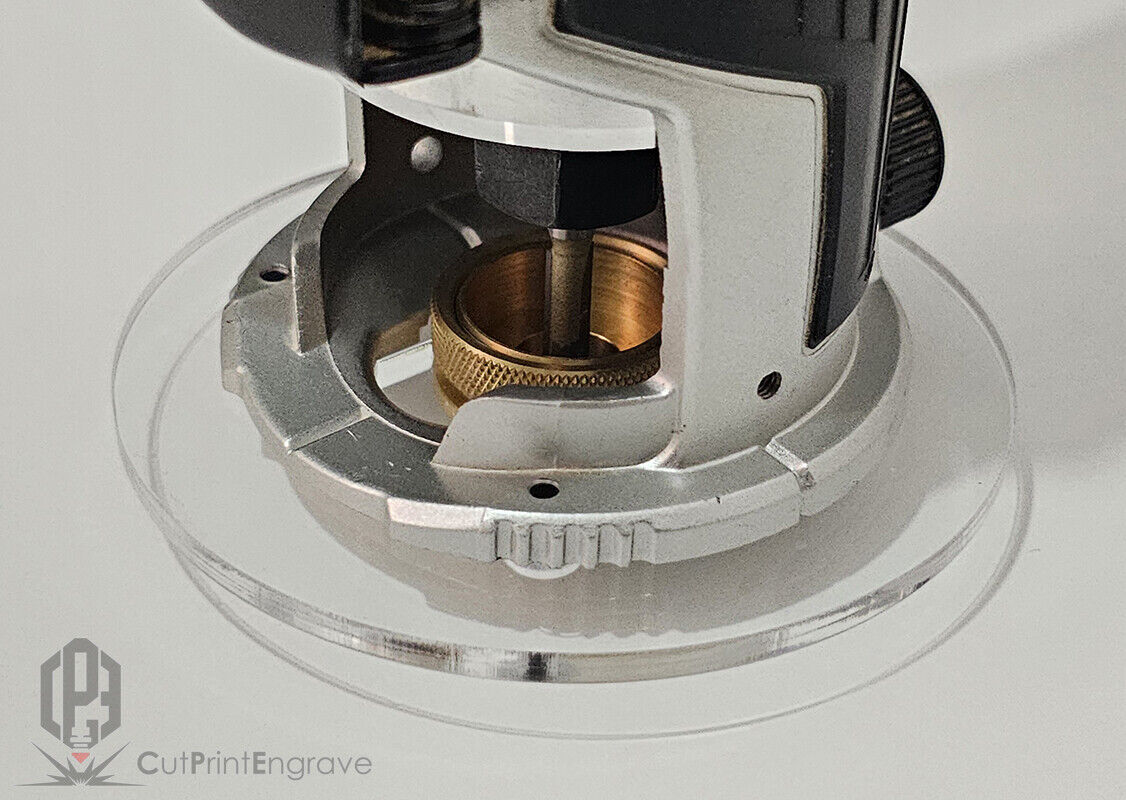 Makita DRT50 RT0700X KATSU Router Trend Brass Guide Bush Adaptor Base Plate