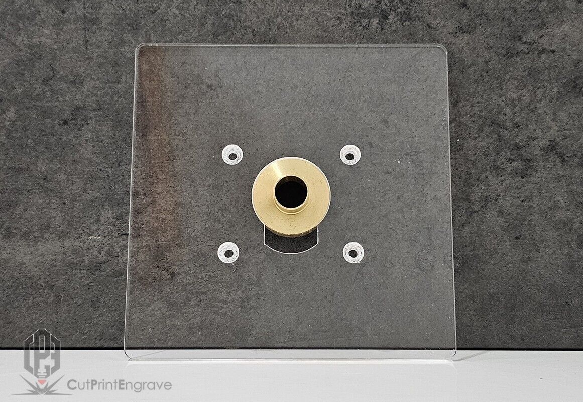 Makita DRT50 RT0700X..Router Trend Brass Guide Bush Adaptor Base Plate-145x145mm