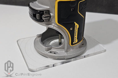 Rectangular Shape Router Base Plate For DeWalt DCW600 DCW604 D26200 - 7 TYPES